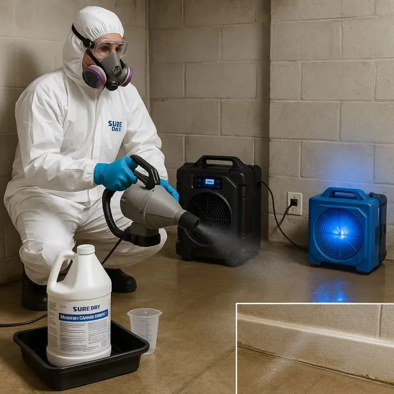 Sanitization and Odor Removal process in Holliday, TX