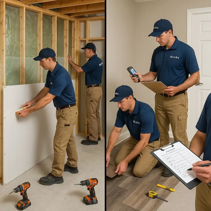 Repairs and Reconstruction process in Holliday, TX